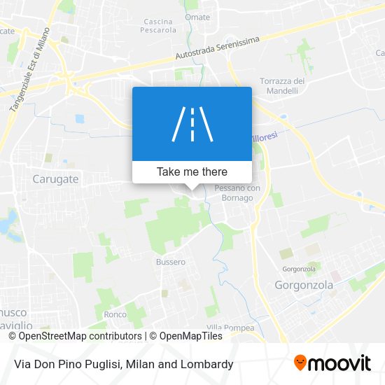 Via Don Pino Puglisi map