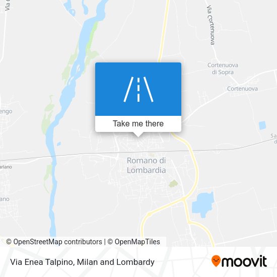 Via Enea Talpino map