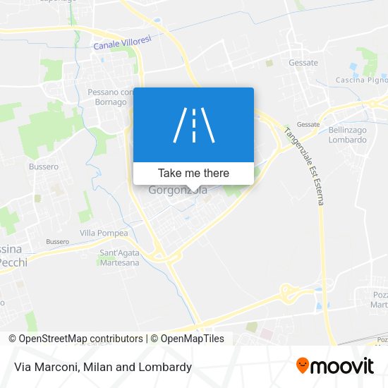 Via Marconi map