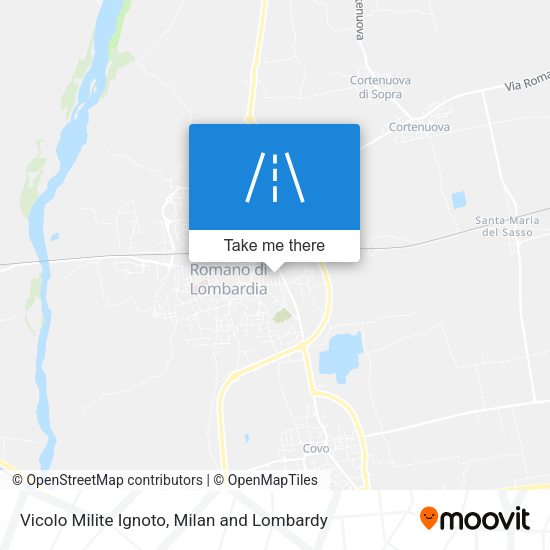 Vicolo Milite Ignoto map