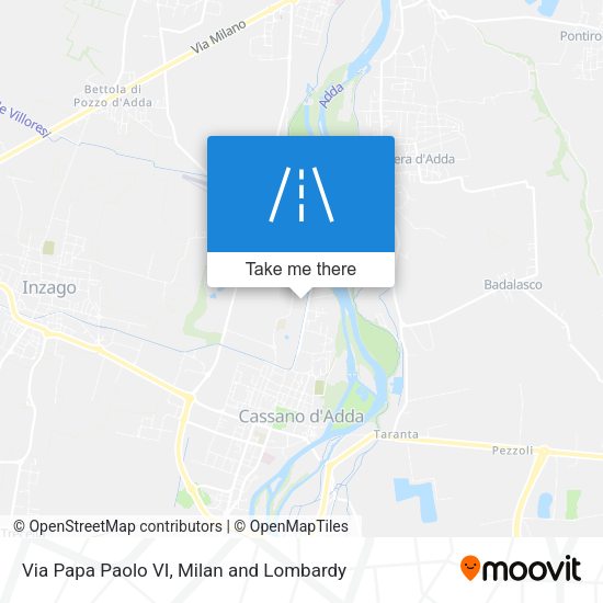Via Papa Paolo VI map