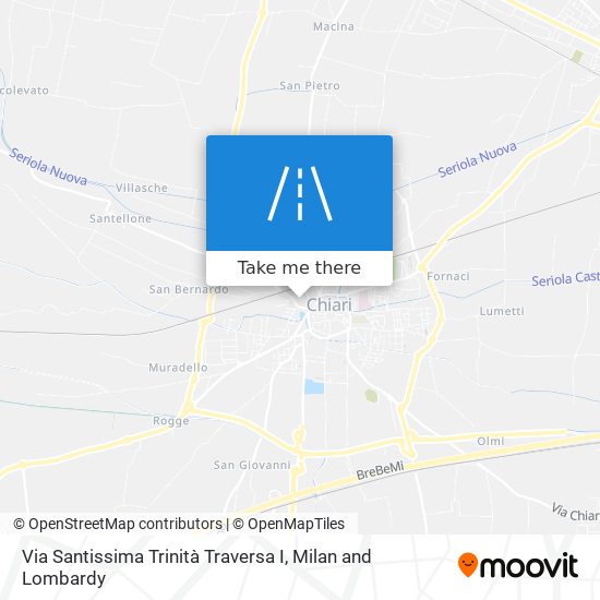 Via Santissima Trinità Traversa I map