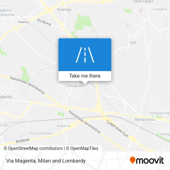 Via Magenta map