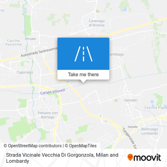 Strada Vicinale Vecchia Di Gorgonzola map