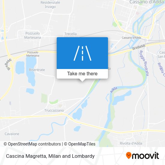 Cascina Magretta map