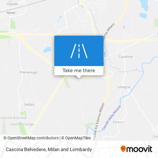 Cascina Belvedere map