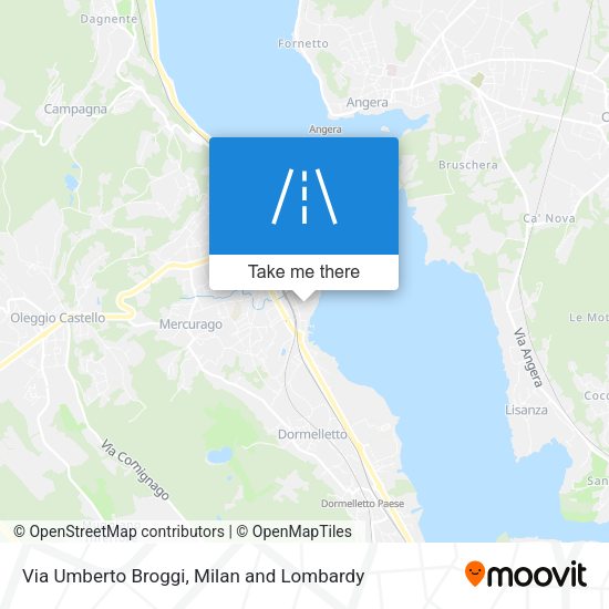 Via Umberto Broggi map
