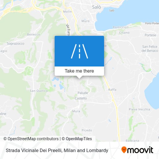 Strada Vicinale Dei Preelli map
