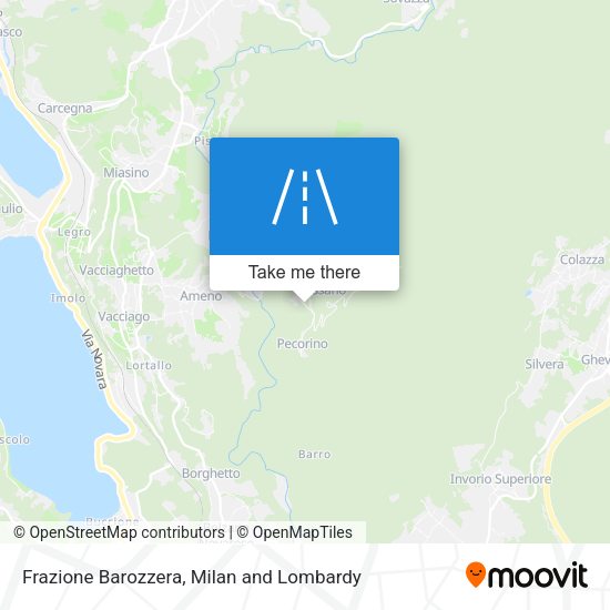 Frazione Barozzera map