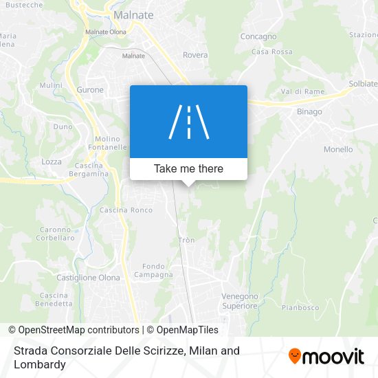 Strada Consorziale Delle Scirizze map