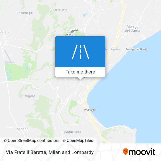 Via Fratelli Beretta map