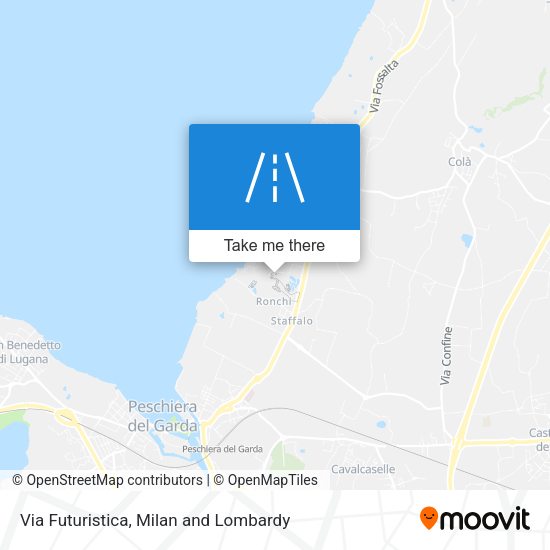 Via Futuristica map