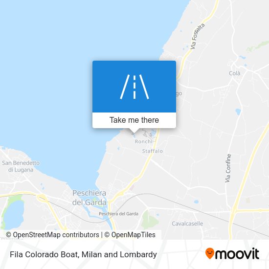 Fila Colorado Boat map