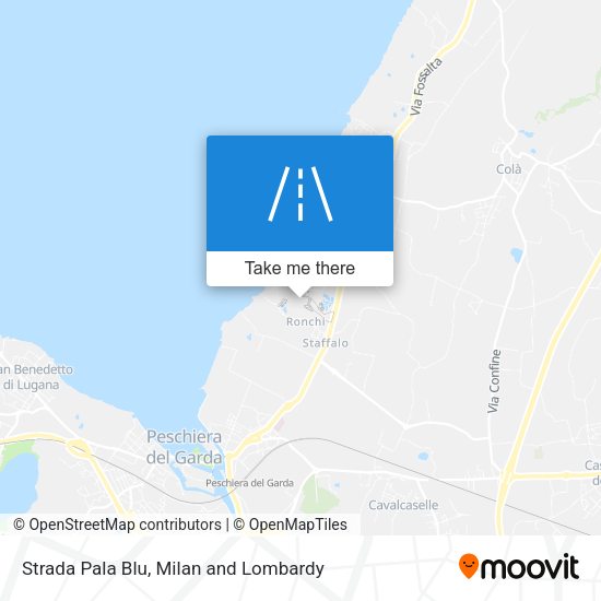 Strada Pala Blu map