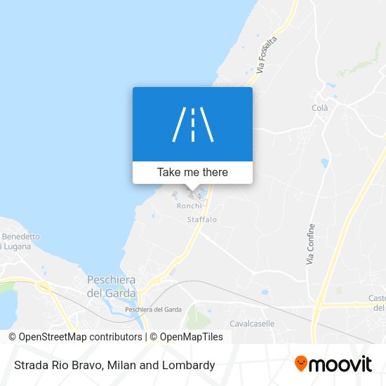 Strada Rio Bravo map