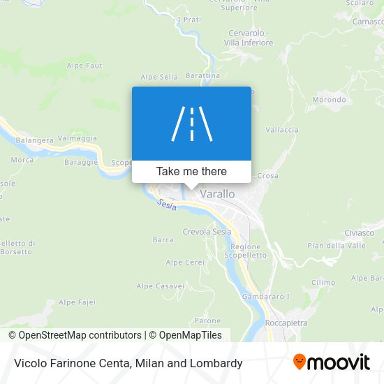 Vicolo Farinone Centa map