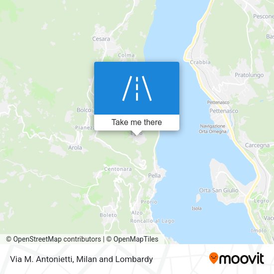 Via M. Antonietti map