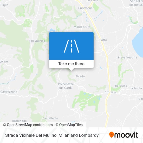Strada Vicinale Del Mulino map