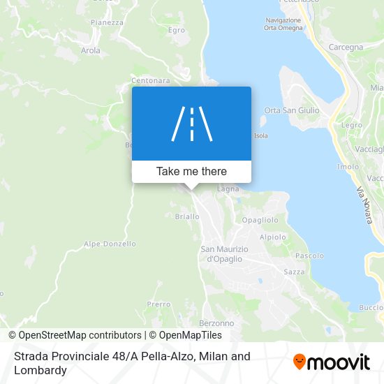 Strada Provinciale 48 / A Pella-Alzo map