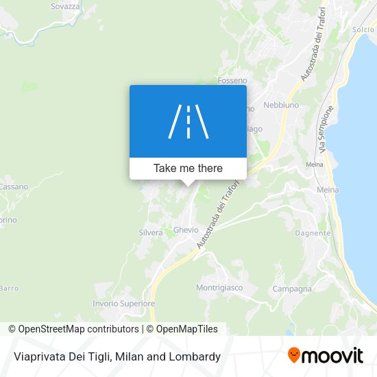 Viaprivata Dei Tigli map