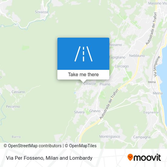 Via Per Fosseno map