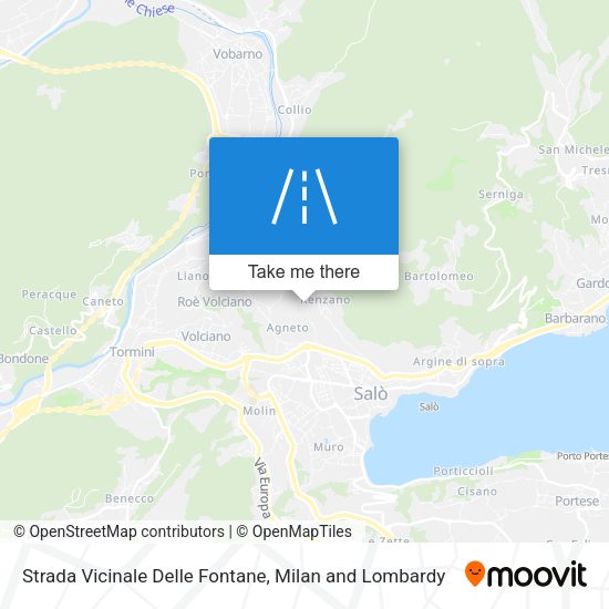 Strada Vicinale Delle Fontane map