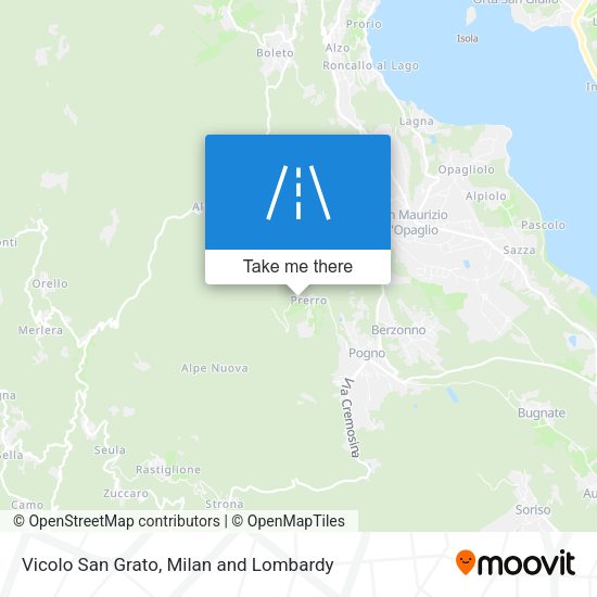 Vicolo San Grato map