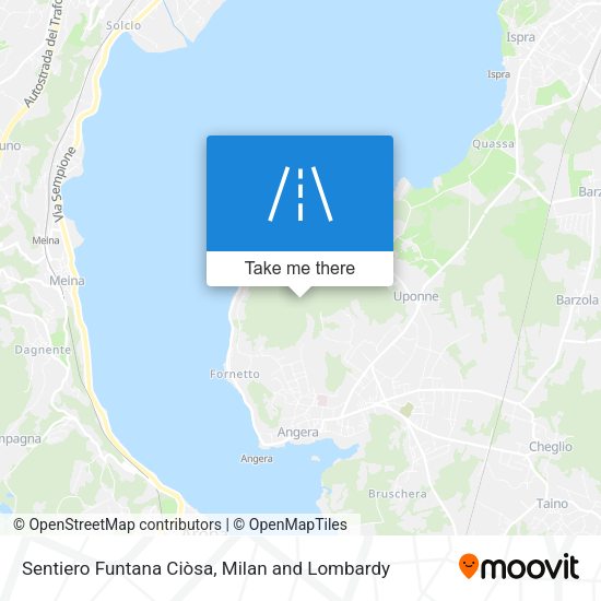 Sentiero Funtana Ciòsa map