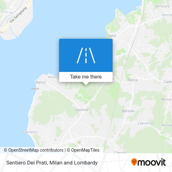 Sentiero Dei Prati map