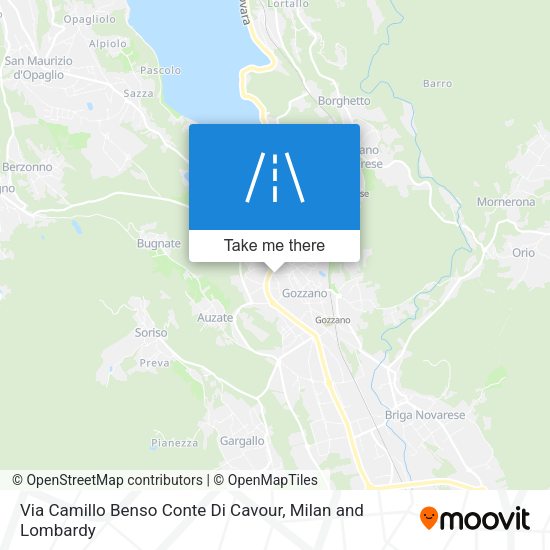 Via Camillo Benso Conte Di Cavour map
