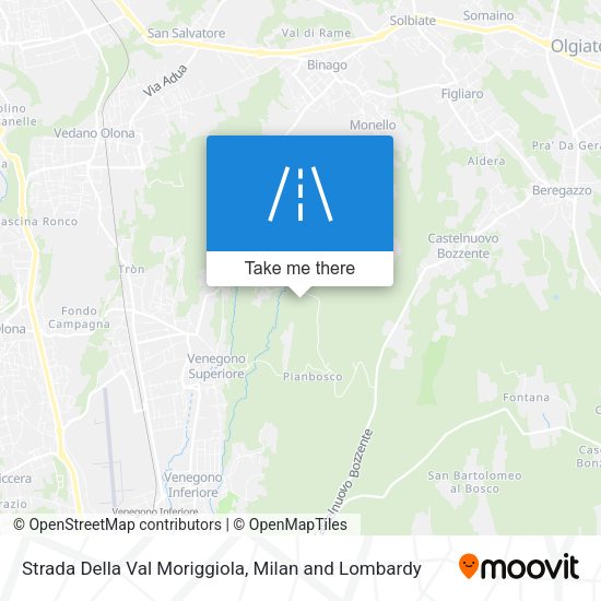 Strada Della Val Moriggiola map
