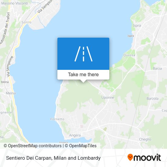 Sentiero Dei Carpan map
