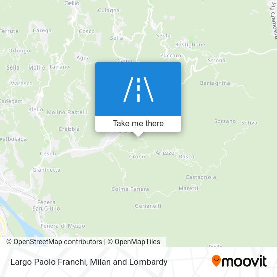 Largo Paolo Franchi map