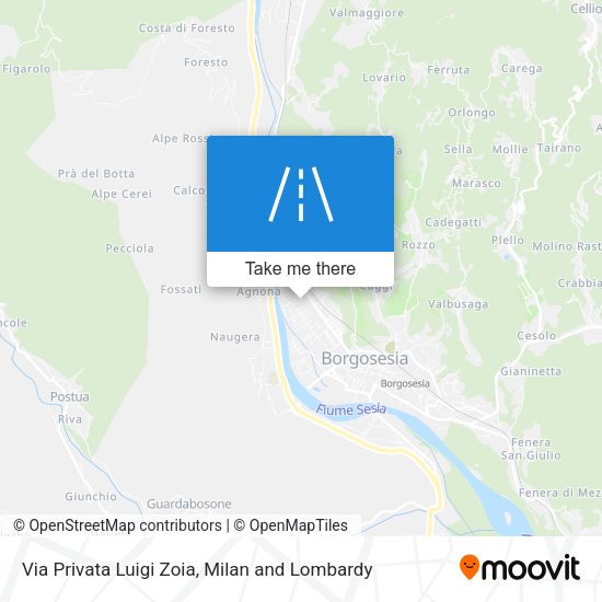 Via Privata Luigi Zoia map