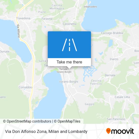 Via Don Alfonso Zona map