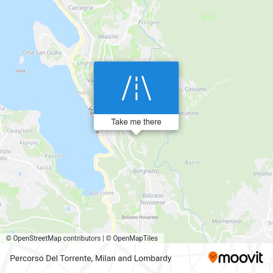 Percorso Del Torrente map