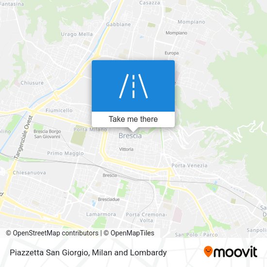 Piazzetta San Giorgio map