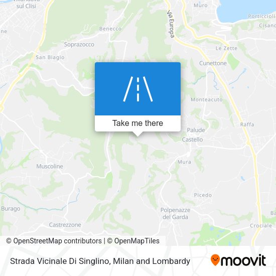 Strada Vicinale Di Singlino map