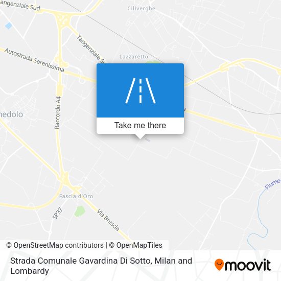 Strada Comunale Gavardina Di Sotto map