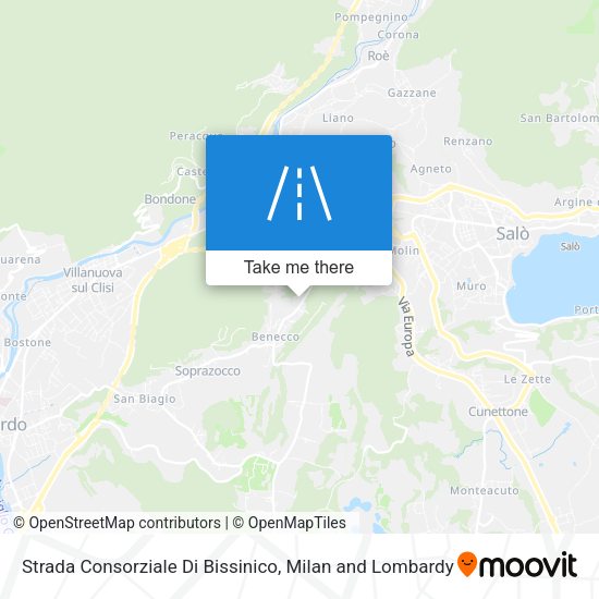 Strada Consorziale Di Bissinico map