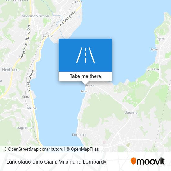 Lungolago Dino Ciani map