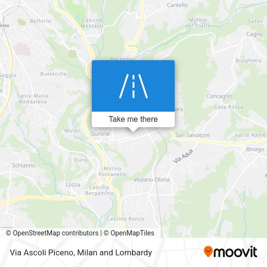 Via Ascoli Piceno map