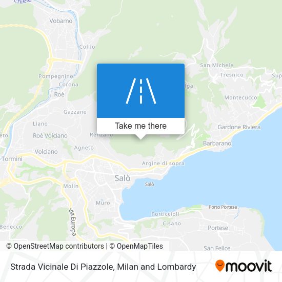 Strada Vicinale Di Piazzole map