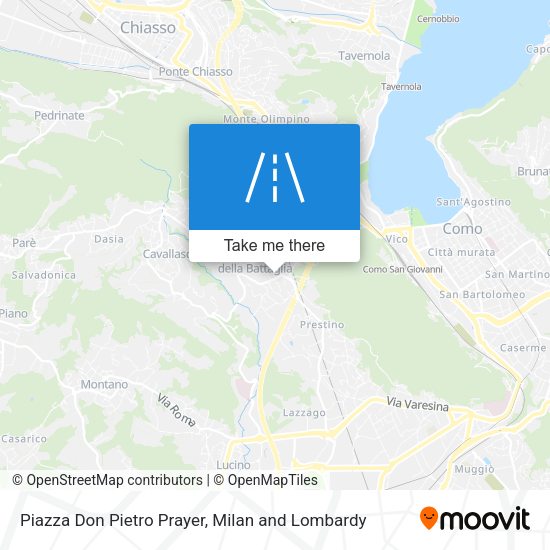 Piazza Don Pietro Prayer map