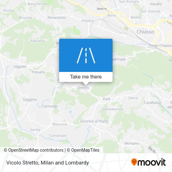 Vicolo Stretto map