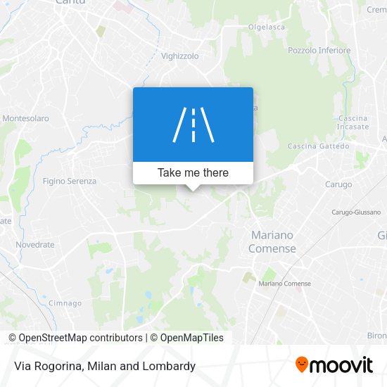 Via Rogorina map