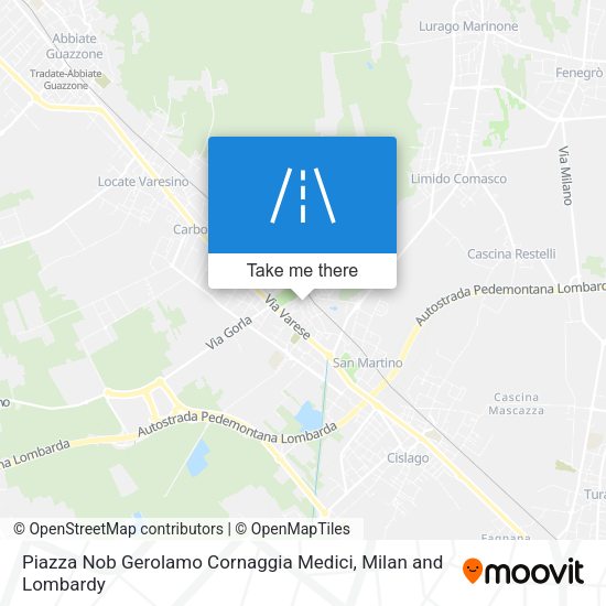 Piazza Nob Gerolamo Cornaggia Medici map