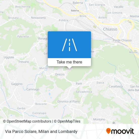 Via Parco Solare map