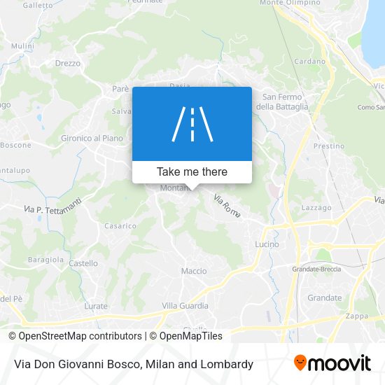 Via Don Giovanni Bosco map
