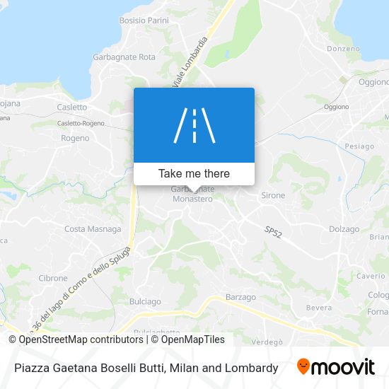 Piazza Gaetana Boselli Butti map